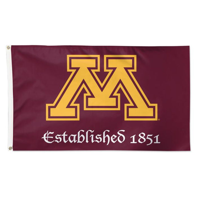 Bandera de lujo de los Minnesota Golden Gophers, 3 x 5 pies