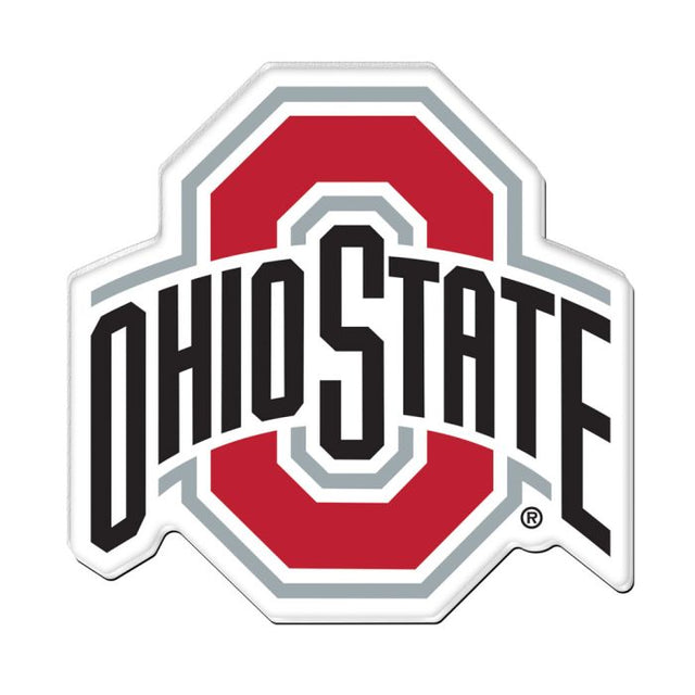 Imán acrílico premium de Ohio State Buckeyes en tarjeta