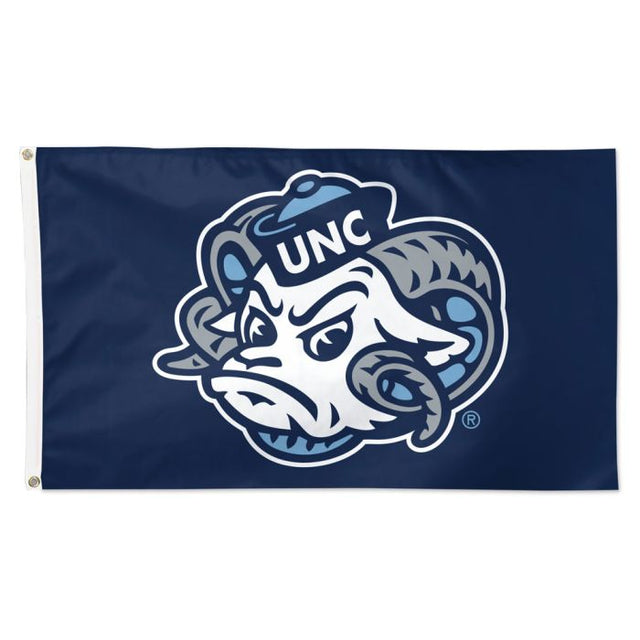 Bandera secundaria de los Tar Heels de Carolina del Norte: Deluxe, 3' x 5'