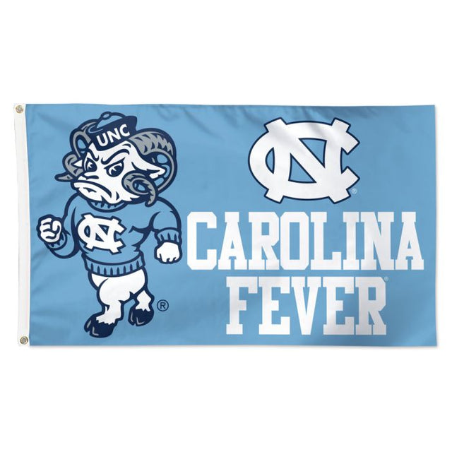 Bandera de lujo de los Tar Heels de Carolina del Norte, 3 x 5 pies