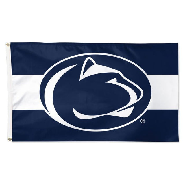 Penn State Nittany Lions Horizontal Jersey Stripes Flag - Deluxe 3' X 5'