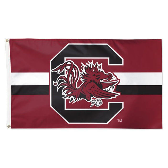 South Carolina Gamecocks Horizontal Jersey Stripes Flag - Deluxe 3' X 5'