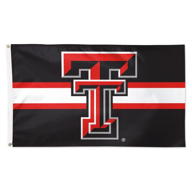 Bandera de rayas horizontales de los Texas Tech Red Raiders - Deluxe 3' X 5'