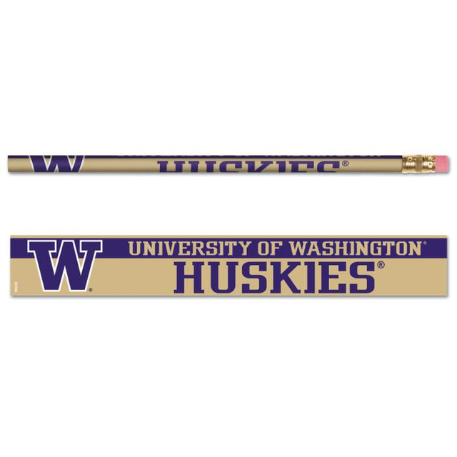 Washington Huskies Pencil 6-pack