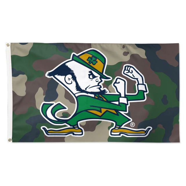 Bandera de camuflaje de Notre Dame Fighting Irish: lujosa, 3 x 5 pies