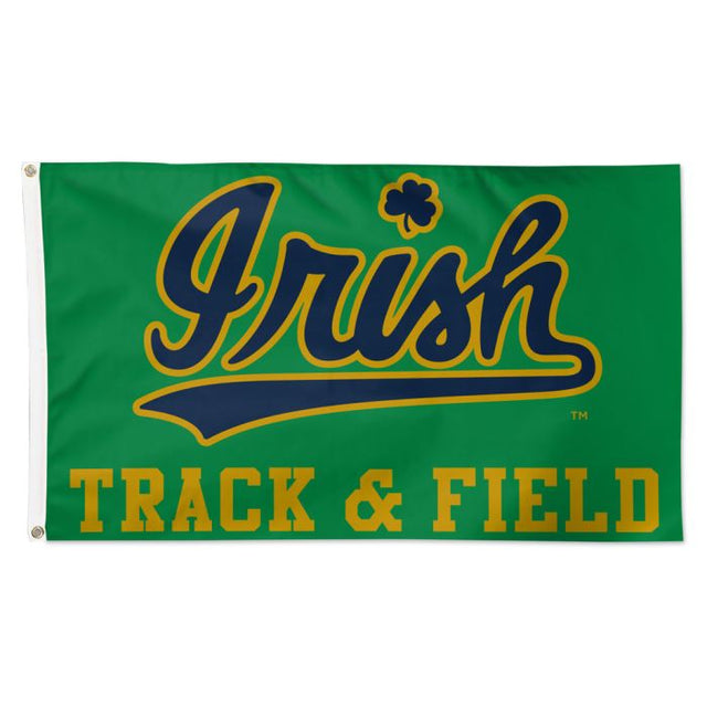 Bandera de atletismo de Notre Dame Fighting Irish - Deluxe 3' X 5'