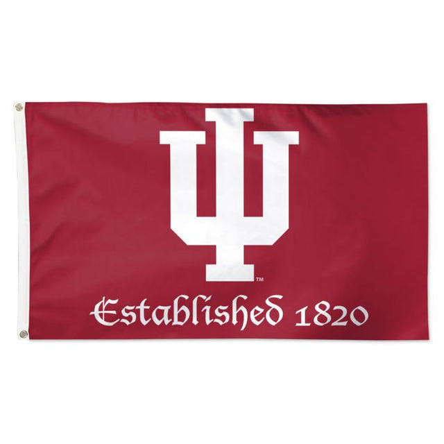 Bandera de los Indiana Hoosiers, fundada en 1820, de lujo, 3 x 5 pies