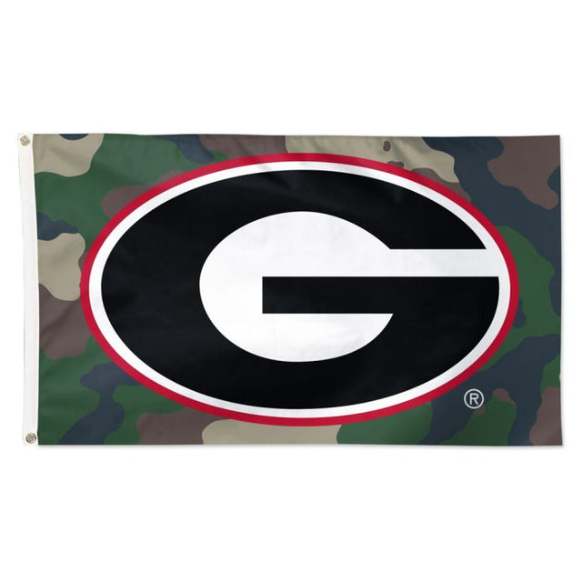 Bandera de camuflaje de los Georgia Bulldogs - Deluxe 3' X 5'