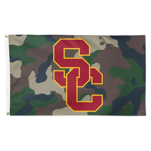 Bandera de camuflaje de los Troyanos de la USC: Deluxe, 3' X 5'