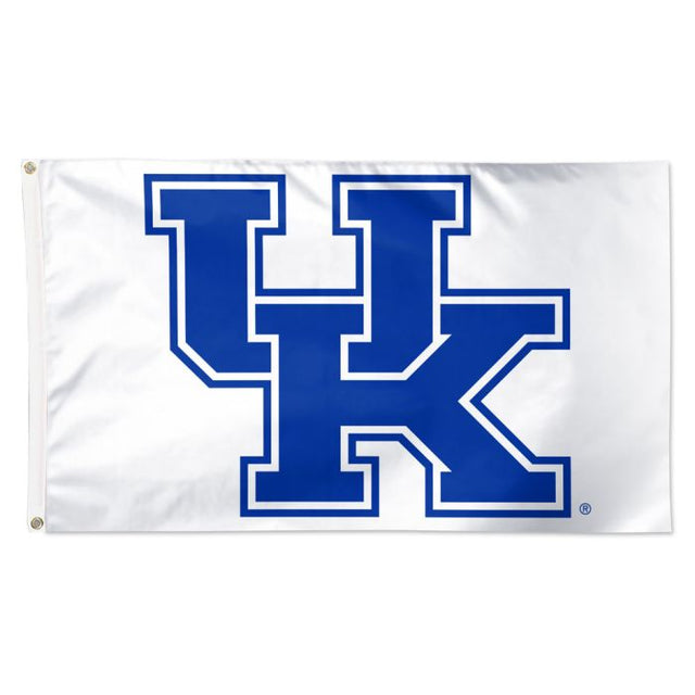 Bandera de Kentucky Wildcats con fondo blanco, de lujo, 3' x 5'