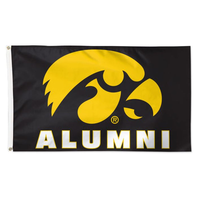 Bandera de exalumnos de Iowa Hawkeyes: Deluxe, 3' x 5'