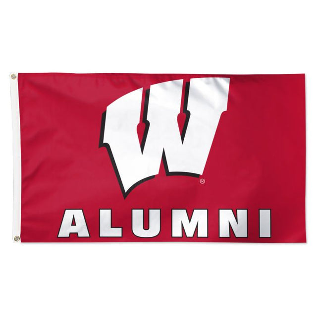 Bandera de exalumnos de Wisconsin Badgers: Deluxe, 3' x 5'