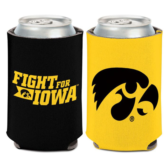 Iowa Hawkeyes FIGHT FOR IOWA Can Cooler 12 oz.