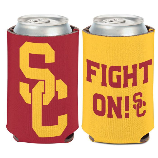 Enfriador de latas USC Trojans SLOGAN de 12 oz.