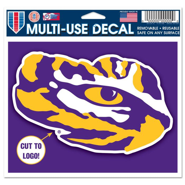 LSU Tigers Multi-Use Decal - cut to logo 5" x 6"