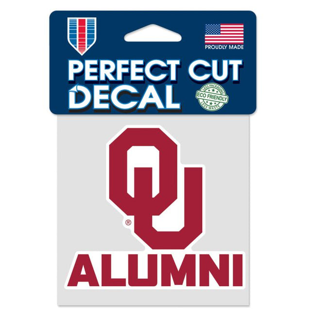 Oklahoma Sooners ALUMNI Perfect Cut Color Decal 4" x 4"