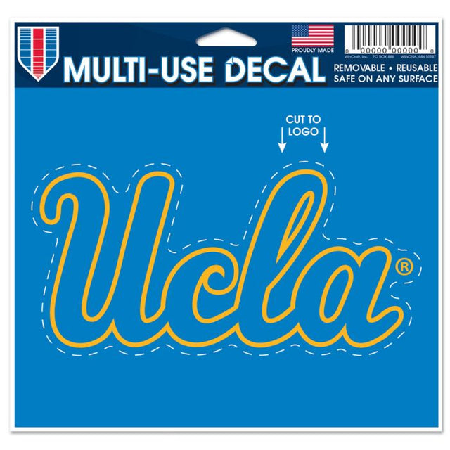 Calcomanía multiusos de los Bruins de UCLA: corte con el logotipo de 5" x 6"