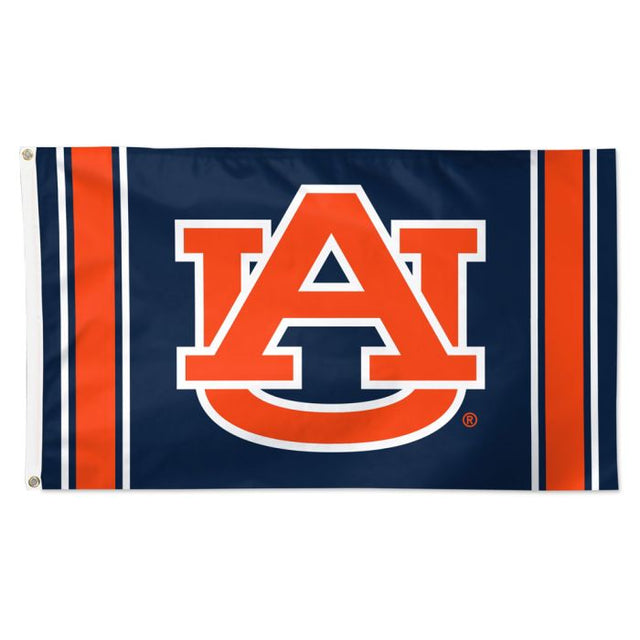 Bandera de los Auburn Tigers con rayas verticales: Deluxe, 3' X 5'