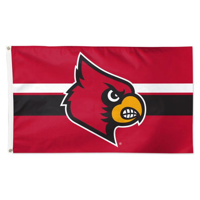 Bandera de los Cardenales de Louisville - Deluxe 3' X 5'