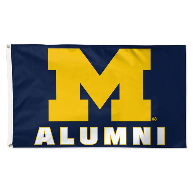 Bandera de los Wolverines de Michigan: Deluxe, 3' x 5'