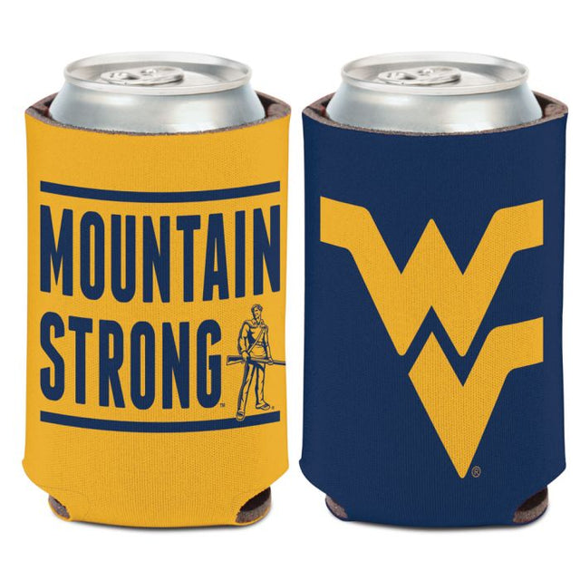 Enfriador de latas SLOGAN de West Virginia Mountaineers de 12 oz.