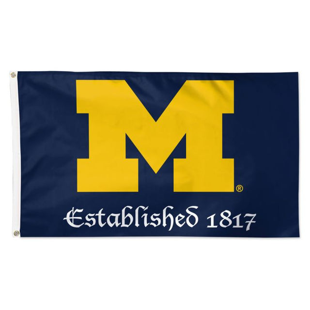 Bandera de los Michigan Wolverines, de lujo, 3 x 5 pies