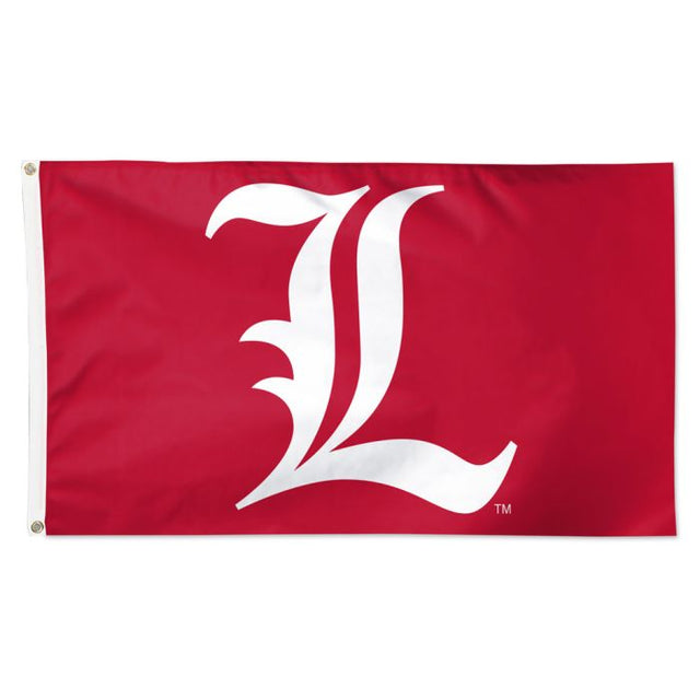 Louisville Cardinals SECONDARY Flag - Deluxe 3' X 5'