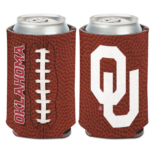 Enfriador de lata FOOTBALL COOZIE de Oklahoma Sooners, 12 oz.