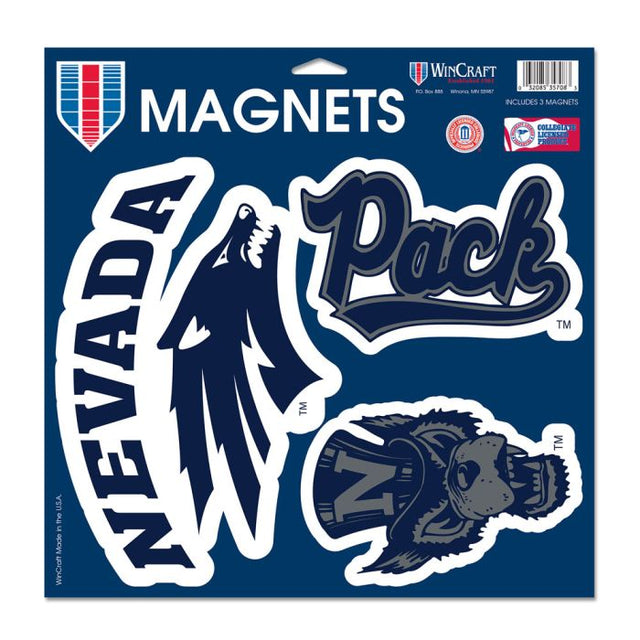 Nevada Wolf Pack Vinyl Magnet 11" x 11"