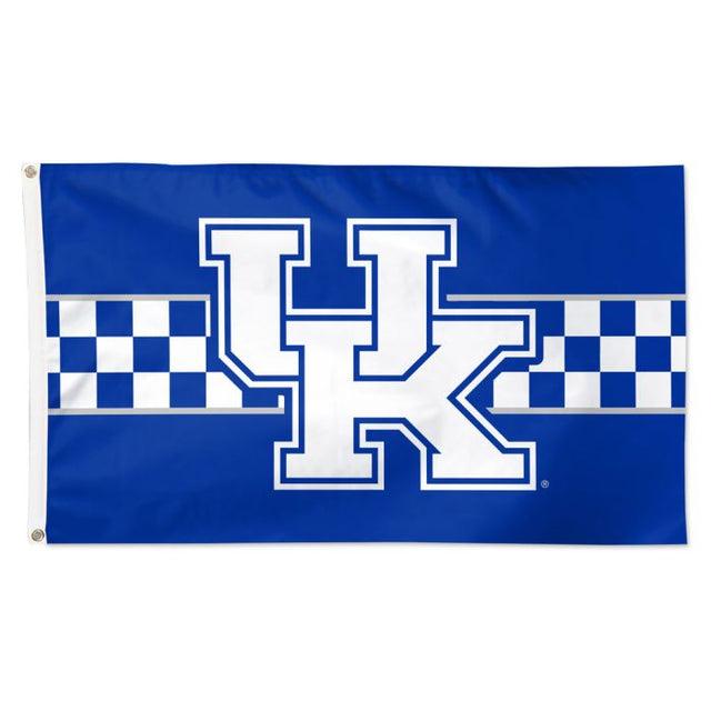 Bandera de rayas horizontales de Kentucky Wildcats - Deluxe 3' X 5'