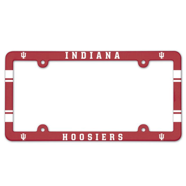 Indiana Hoosiers Lic Plate Frame Full Color