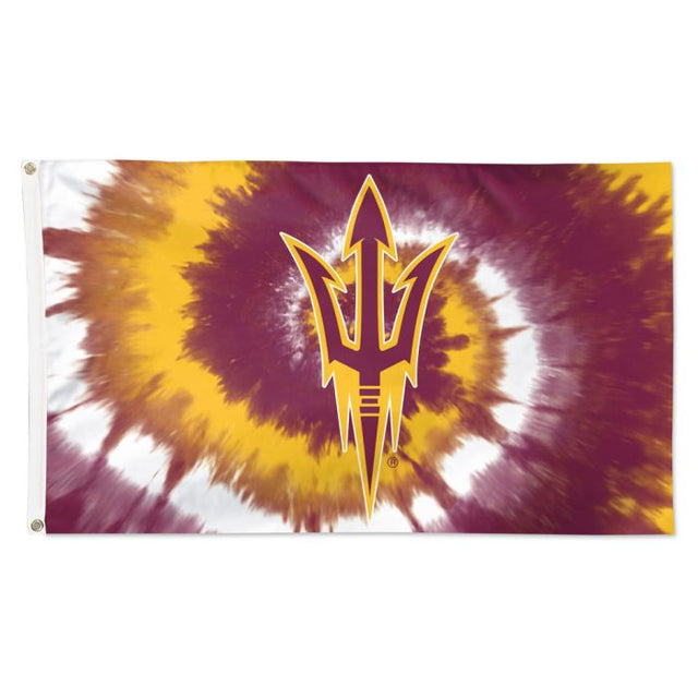 Bandera de Arizona State Sun Devils con diseño de rayas - Deluxe 3' X 5'