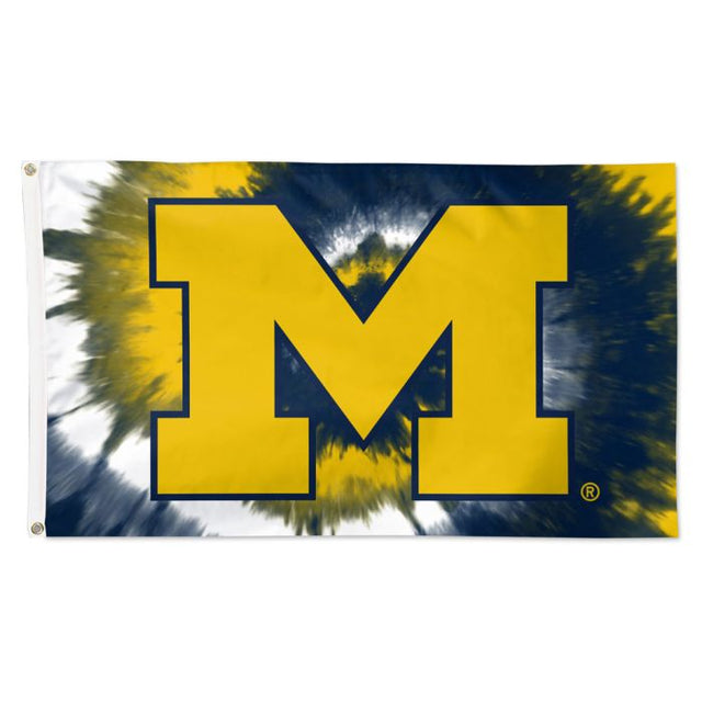 Bandera de los Wolverines de Michigan, de lujo, 3 x 5 pies