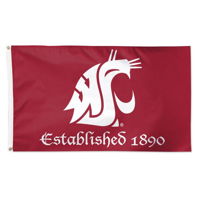 Bandera establecida de los Washington State Cougars - Deluxe 3' X 5'