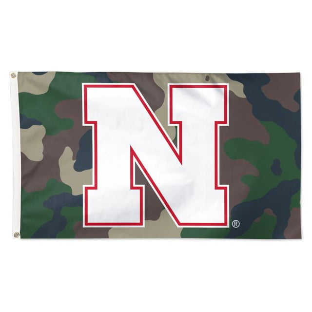 Nebraska Cornhuskers camo Flag - Deluxe 3' X 5'