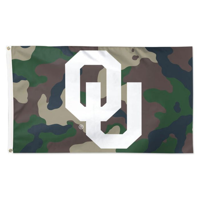 Bandera de camuflaje de los Oklahoma Sooners, de lujo, 3 x 5 pies