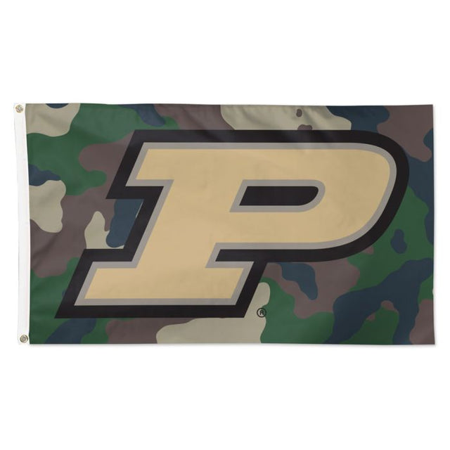 Bandera de camuflaje de los Purdue Boilermakers: Deluxe, 3' x 5'