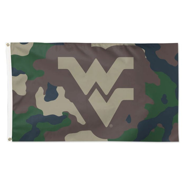 Bandera camuflada de los Mountaineers de Virginia Occidental: Deluxe, 3' x 5'