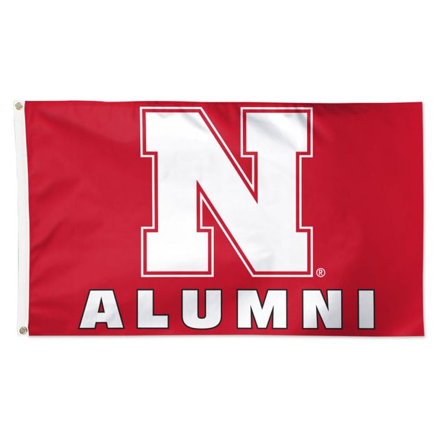 Bandera de exalumnos de los Nebraska Cornhuskers: Deluxe, 3' x 5'