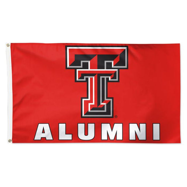 Bandera de exalumnos de los Texas Tech Red Raiders: Deluxe, 3' x 5'