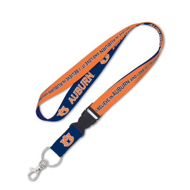 Cordón de Auburn Tigers con hebilla desmontable de 1"