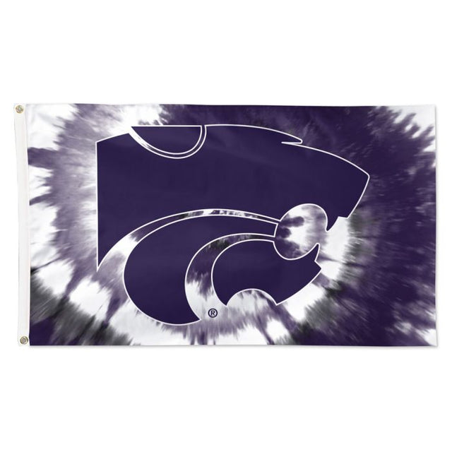 Kansas State Wildcats tyedye Flag - Deluxe 3' X 5'