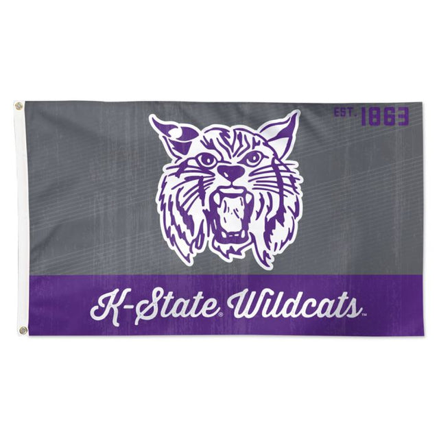 Bandera de lujo de los Kansas State Wildcats, 3 x 5 pies