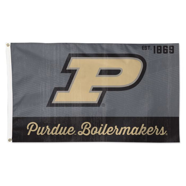 Bandera universitaria vintage de Purdue Boilermakers: de lujo, 3 x 5 pies