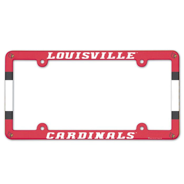 Louisville Cardinals Lic Plate Frame Full Color