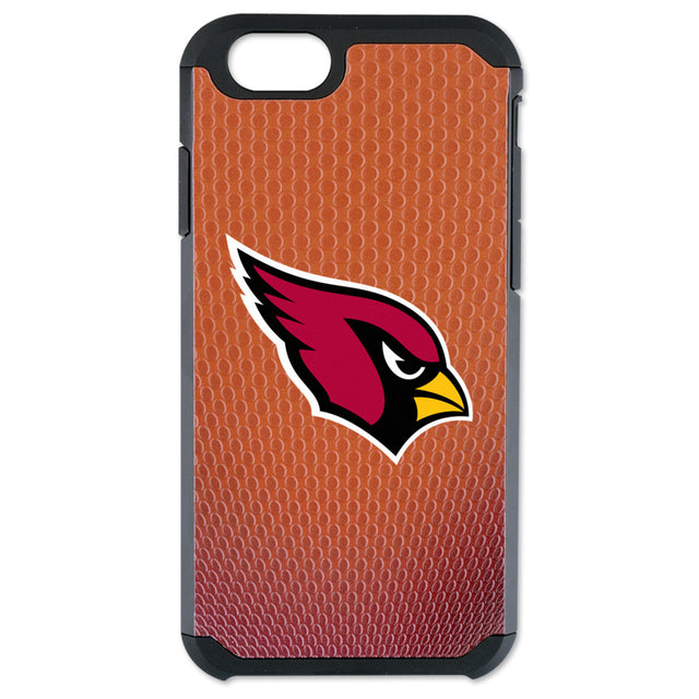 Funda para teléfono Arizona Cardinals con textura de grano de piedra y diseño clásico de fútbol para iPhone 6