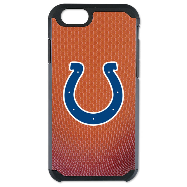 Funda para teléfono de los Indianapolis Colts con textura de grano de piedra y diseño clásico de fútbol para iPhone 6