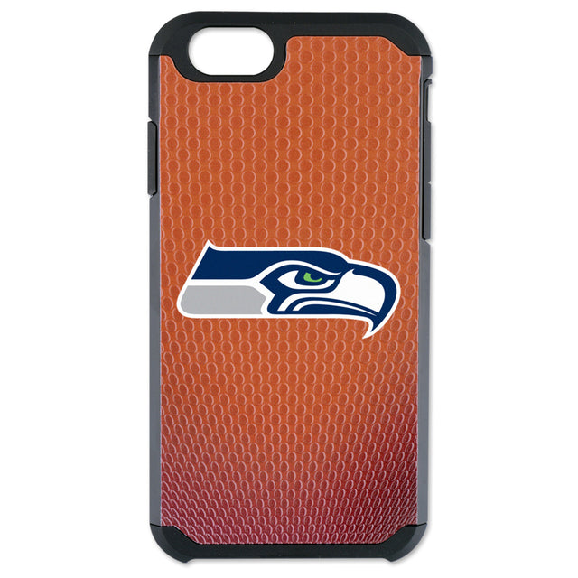 Funda para teléfono Seattle Seahawks con textura de grano de piedra clásica para iPhone 6