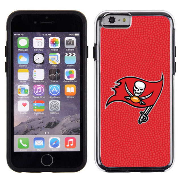 Funda para teléfono Tampa Bay Buccaneers con colores del equipo de fútbol y textura granulada para iPhone 6 CO