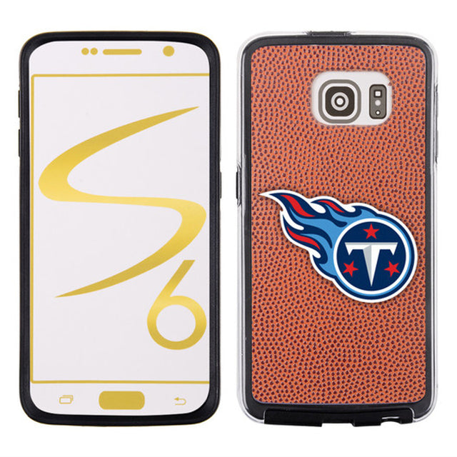 Funda para Samsung Galaxy S6 con textura granulada y diseño clásico de fútbol de Tennessee Titans